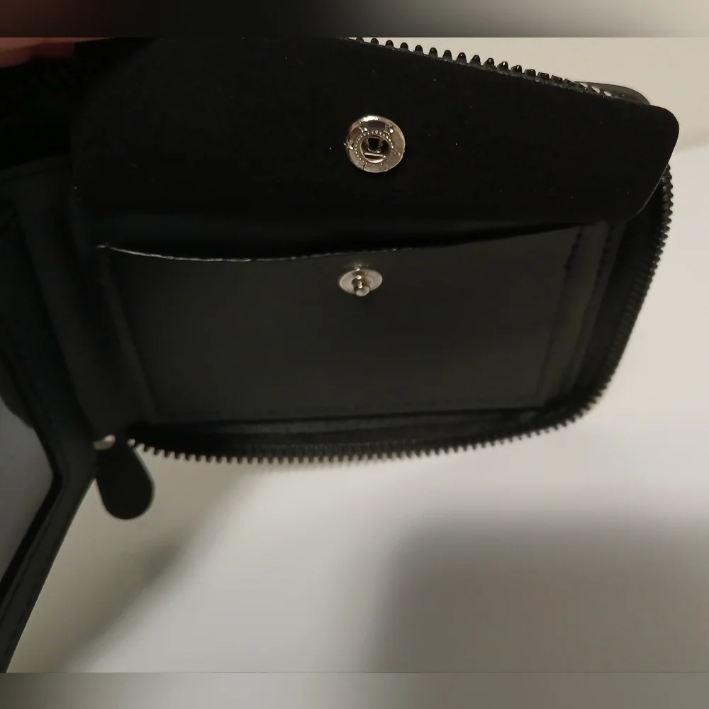 Men's Dizzoris Style Leather Grey‎ Zippered Wallet